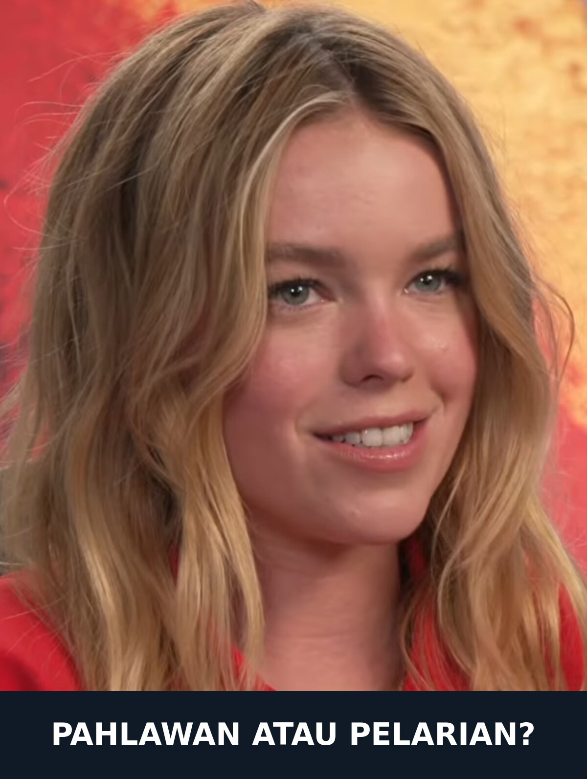 Milly Alcock dalam wawancara promosi Supergirl pada 13 Juni 2026. Foto arsip pemeran utama ini bukan adegan film, bukan Kara Zor-El, dan bukan bukti peringkat HBO Max Indonesia pada September 2026. Margaret Gardiner / Wikimedia Commons, CC BY 4.0; JKOOK OTT melakukan crop 37,7825%, resize, dan menambahkan pita tanpa penyuntingan generatif.